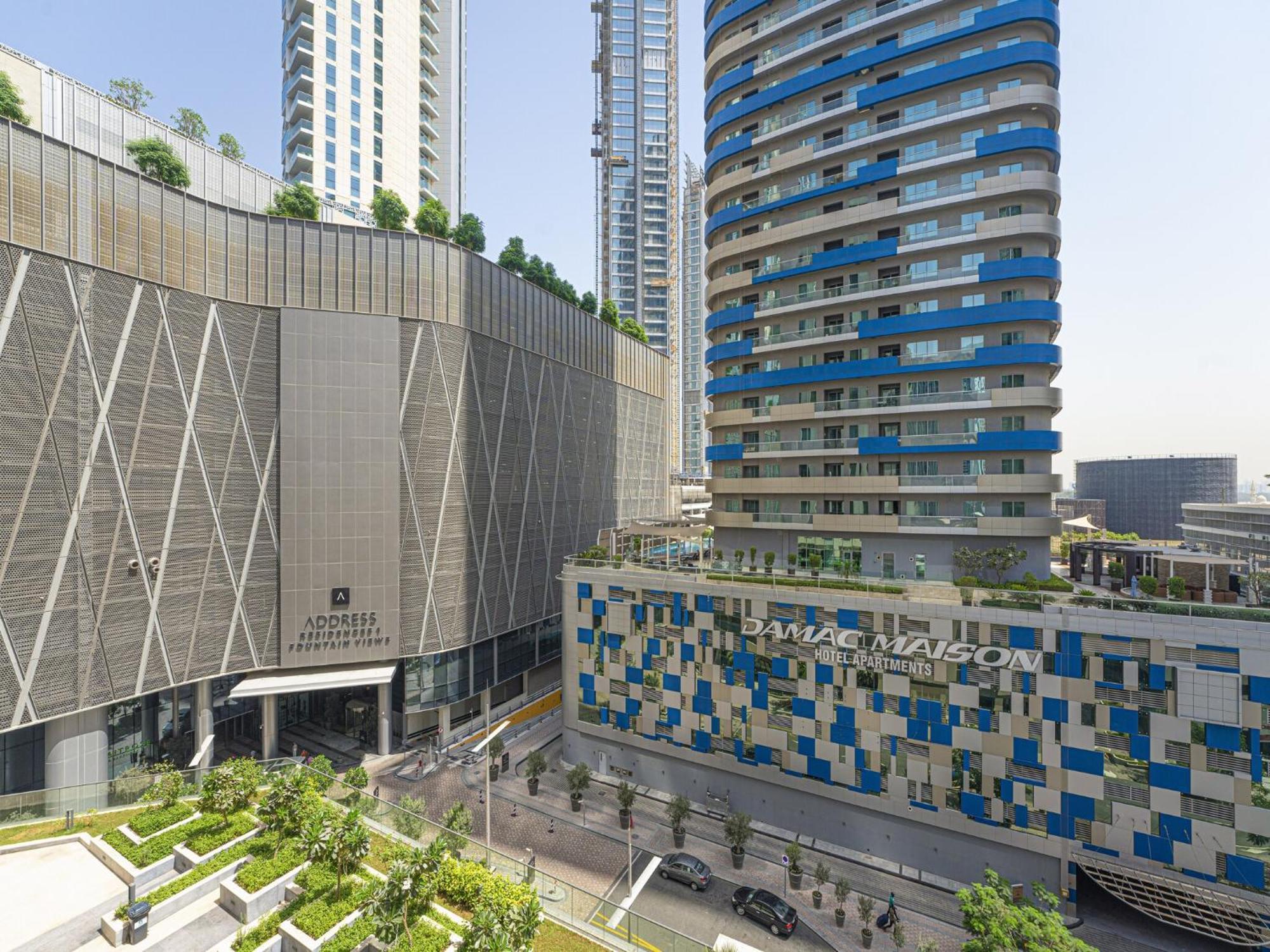 Luxe Apartments Near Dubai Mall Burj Khalifa Pool Gym Parking Exterior foto